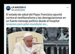 Enlace a Mensaje del Papa desde el hospital