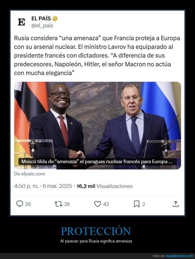 rusia,amenaza,proteger,francia,europa