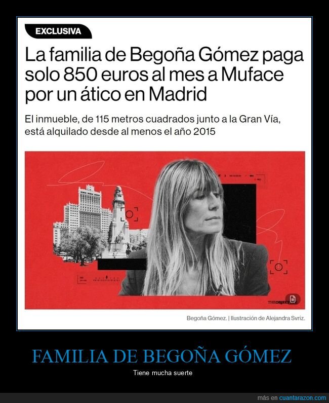 begoña gómez,familia,ático