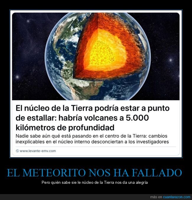 estallar,nucleo,tierra