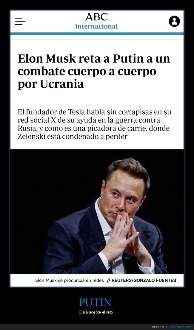 elon musk,putin,combate