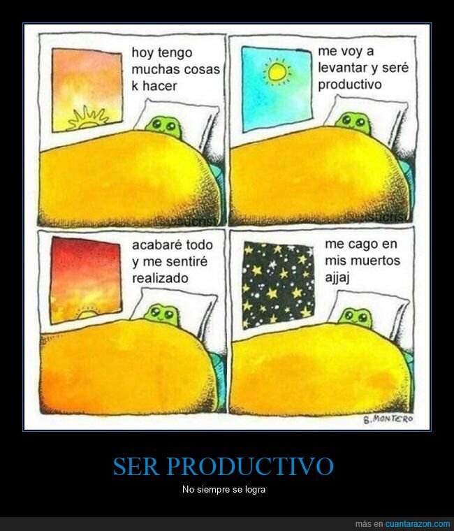 cama,levantarse,productivo