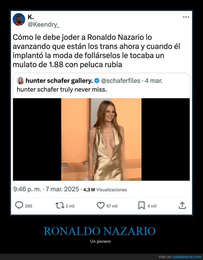 hunter schafer,ronaldo,trans