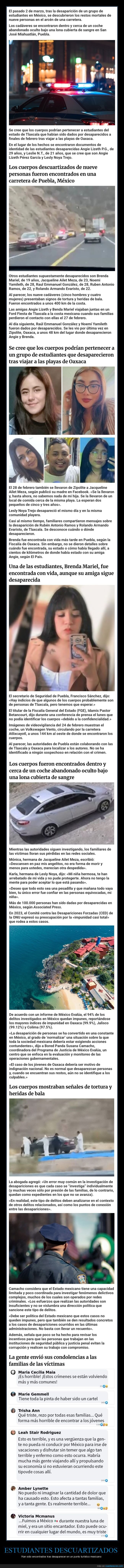 estudiantes,descuartizados,méxico