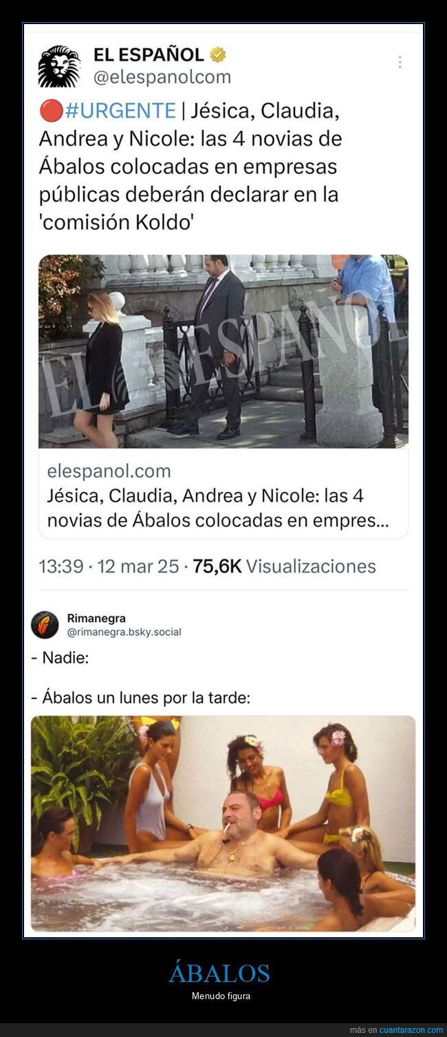 ábalos,novias,políticos