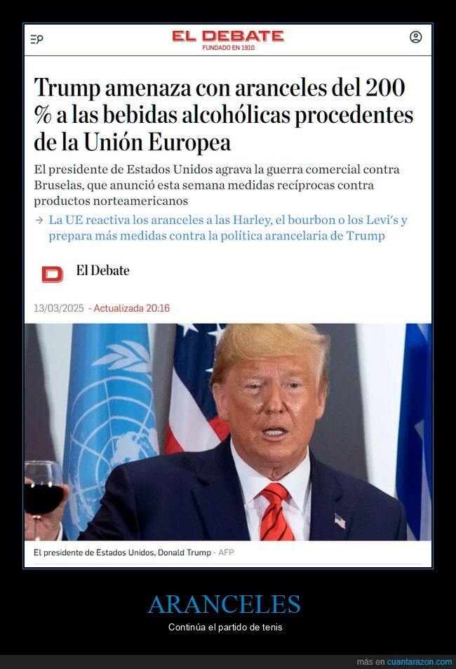 donald trump,aranceles,unión europea,políticos