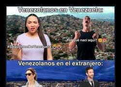 Enlace a Venezolanos en su país VS Venezolanos por el mundo