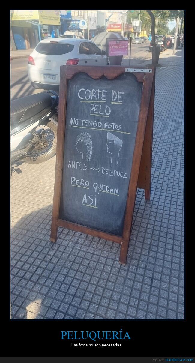 peluquería,carteles