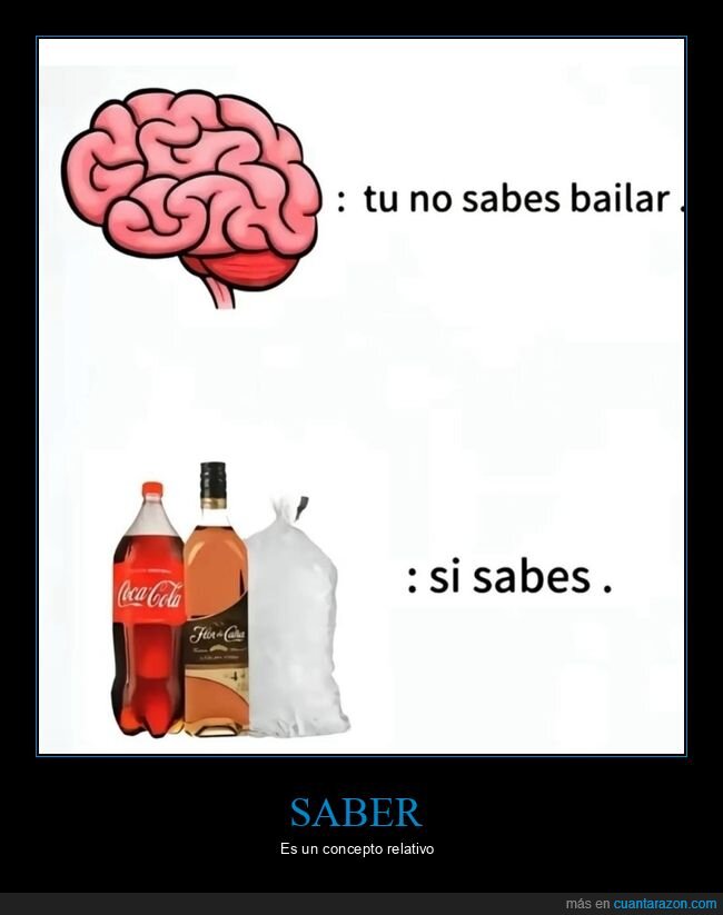 saber,bailar,cerebro,alcohol