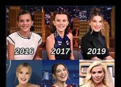 Enlace a Millie Bobby Brown a través de los años