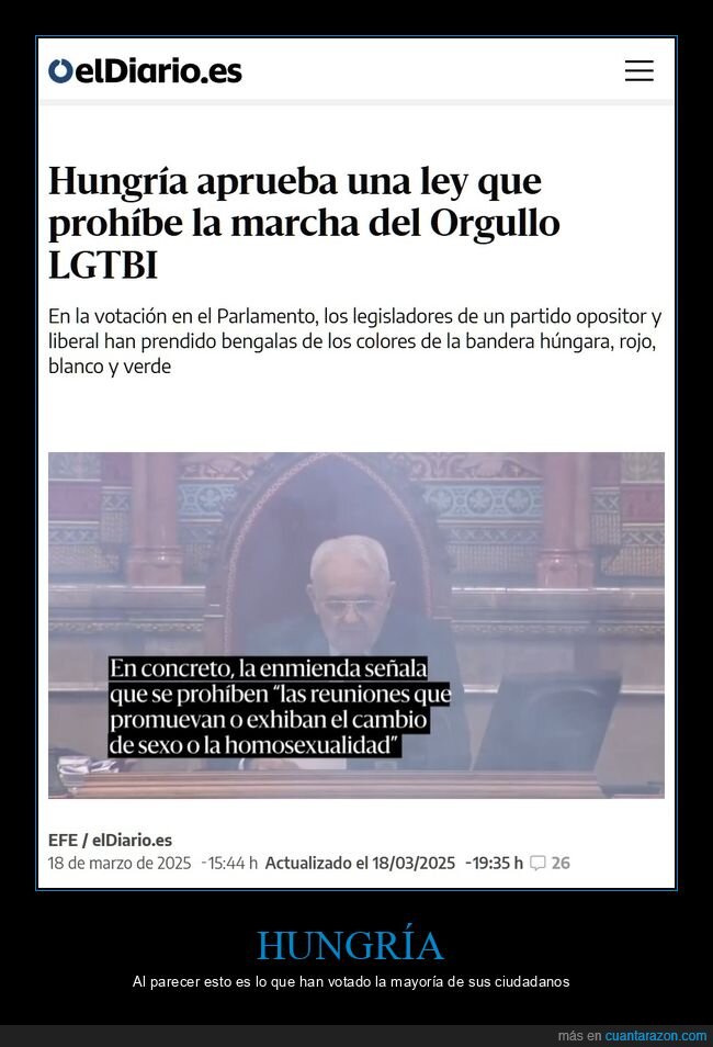 hungría,ley,prohibir,orgullo lgtbi