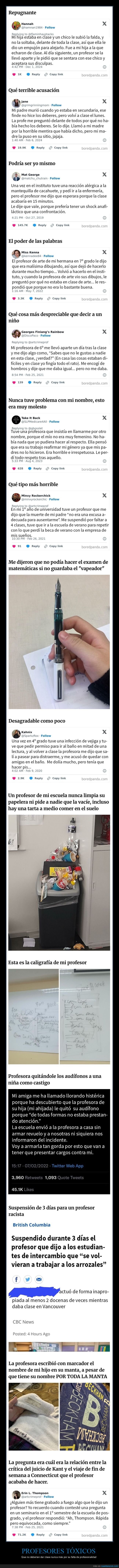 profesores,tóxicos