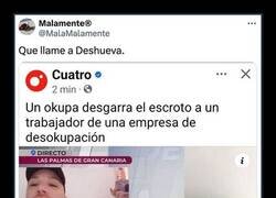 Enlace a No fue una vivienda lo que desokupó aquel día