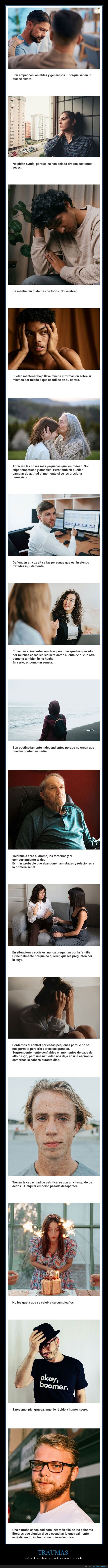 traumas,señales