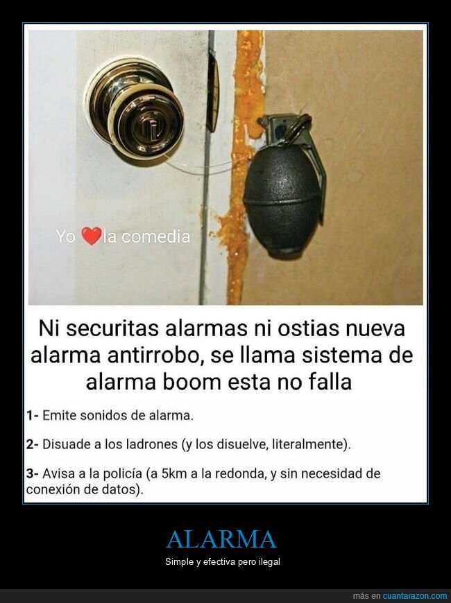 alarma,granada