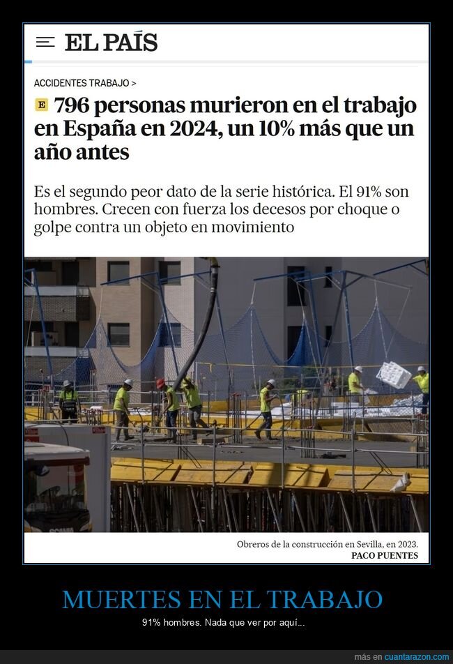 muertes,trabajo