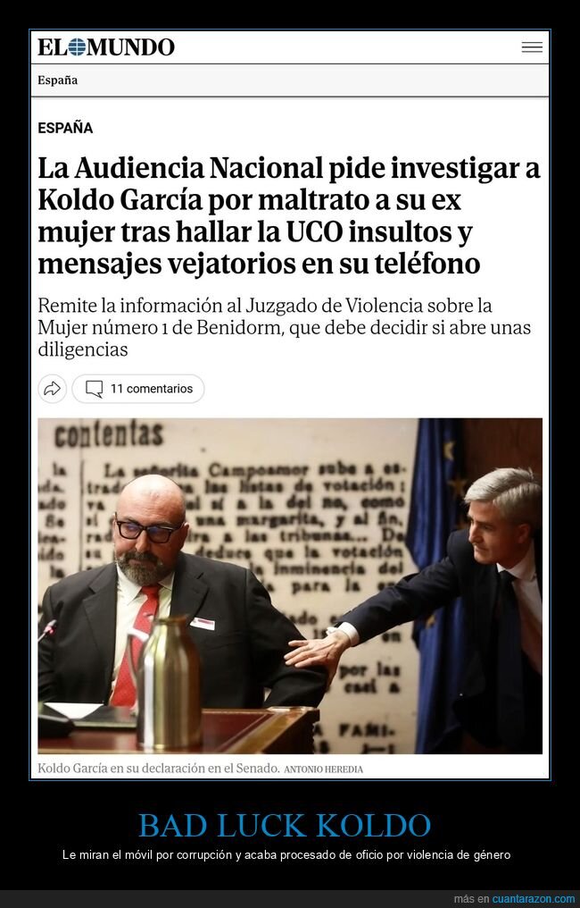 koldo,móvil,maltrato
