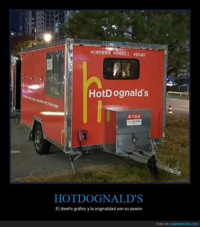 hotdognald's,mcdonald's,nombres
