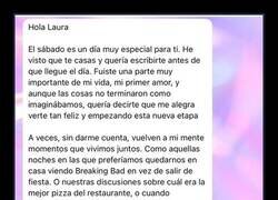 Enlace a Mensaje a su ex antes de la boda