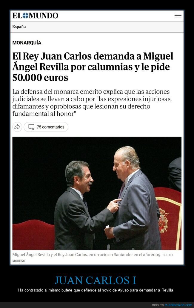 juan carlos i,revilla,demanda