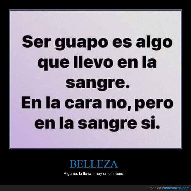 guapo,sangre,cara