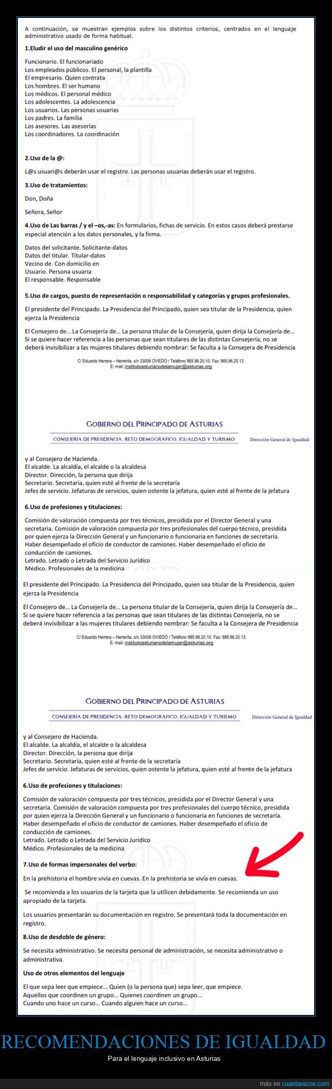 recomendaciones,igualdad,lenguaje inclusivo