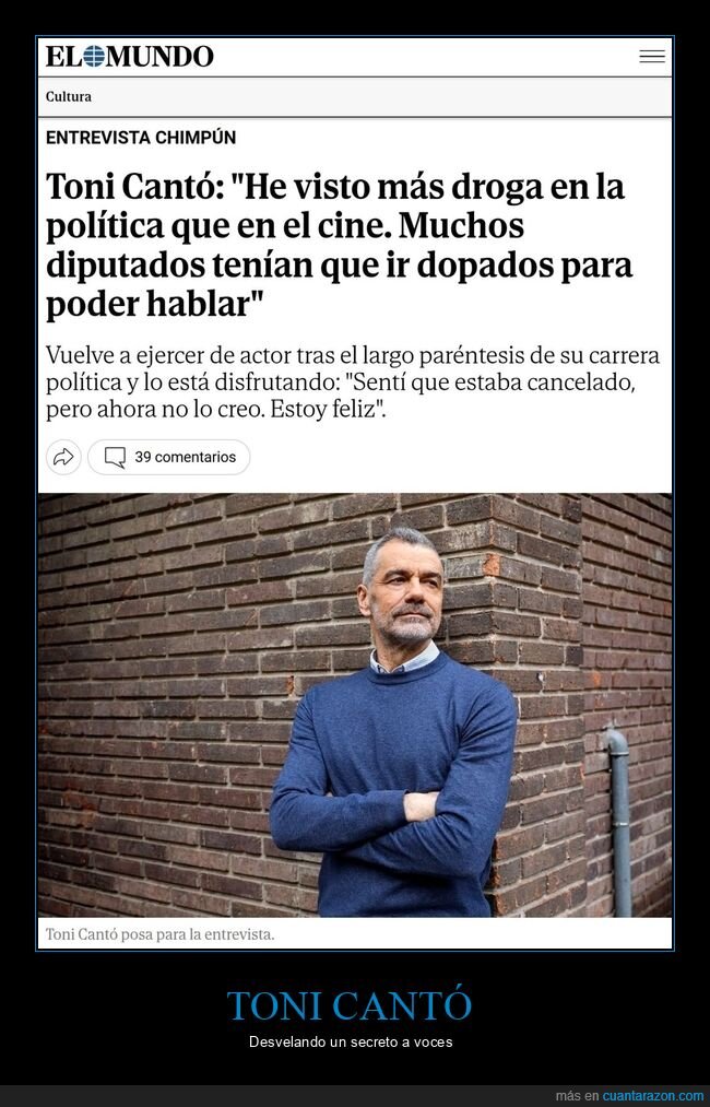 toni cantó,políticos,droga