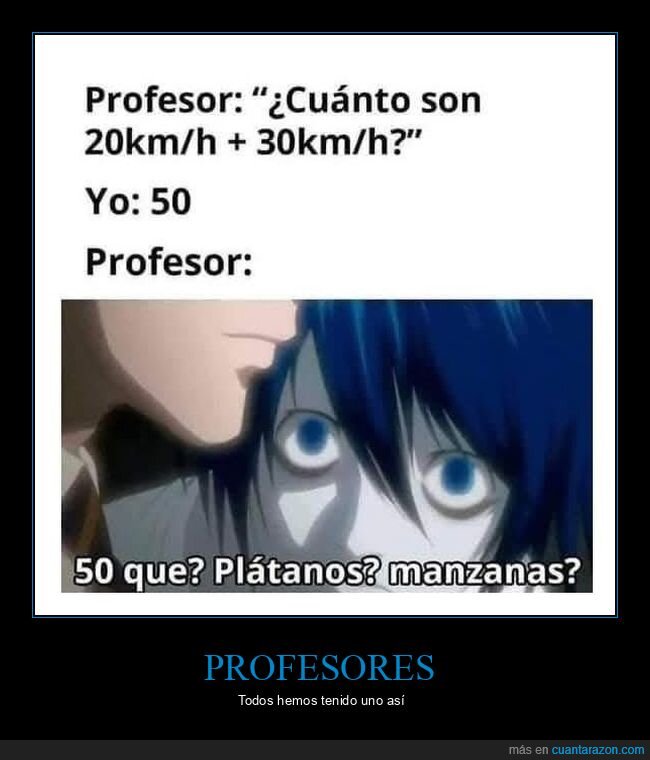 profesor,km/h