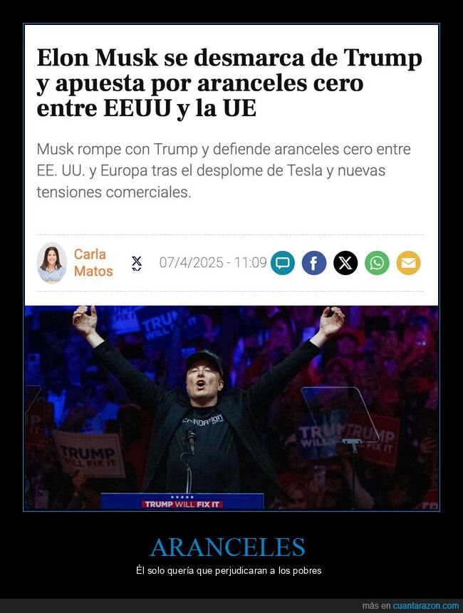 aranceles,donald trump,elon musk,políticos