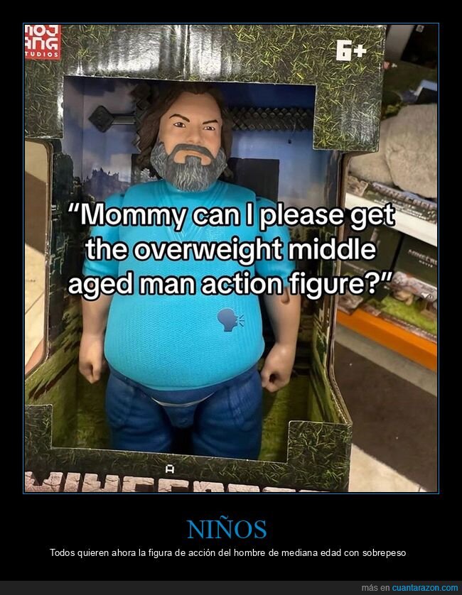 jack black,minecraft,muñeco