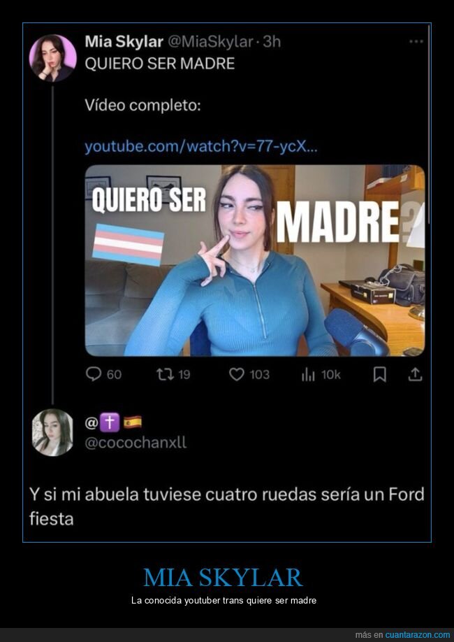mia skylar,trans,madre
