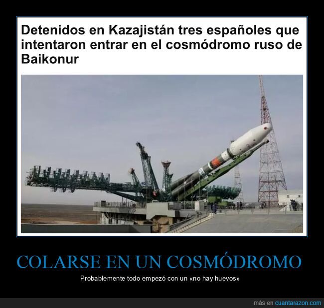 detenidos,españoles,cosmódromo,kazajistán