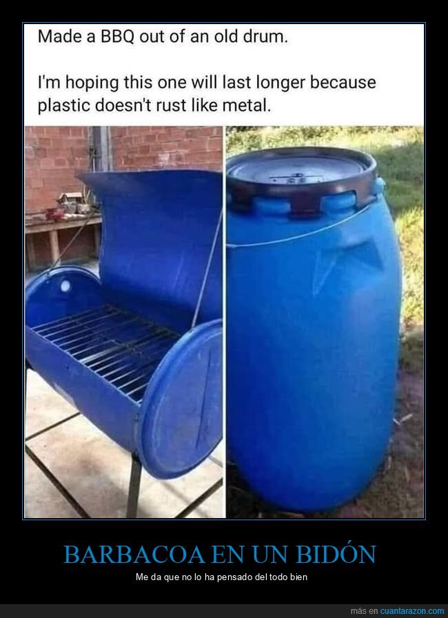 barbacoa,bidón
