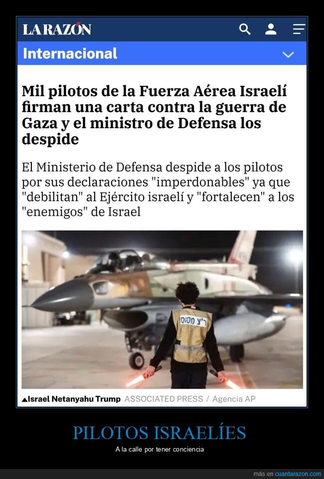 pilotos,israel,gaza,despido