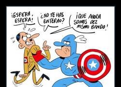 Enlace a La confusión del Capitán América