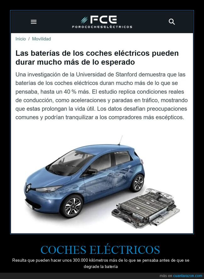 coches eléctricos,baterías,durar