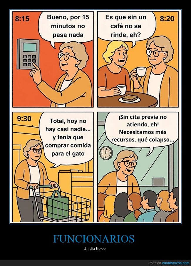 funcionaria,trabajo