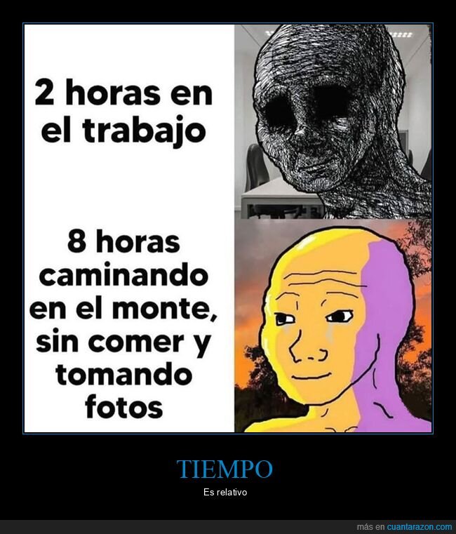 monte,tiempo,trabajo
