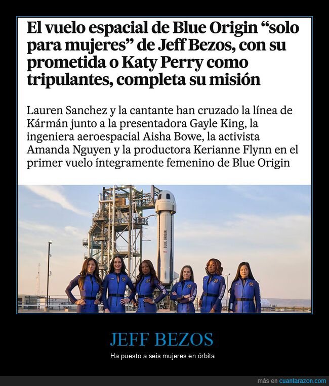 blue origim,vuelo espacial,mujeres
