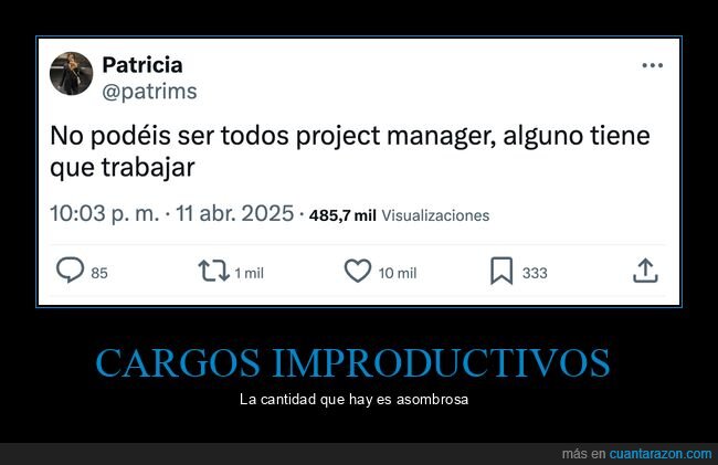 project manager,trabajar