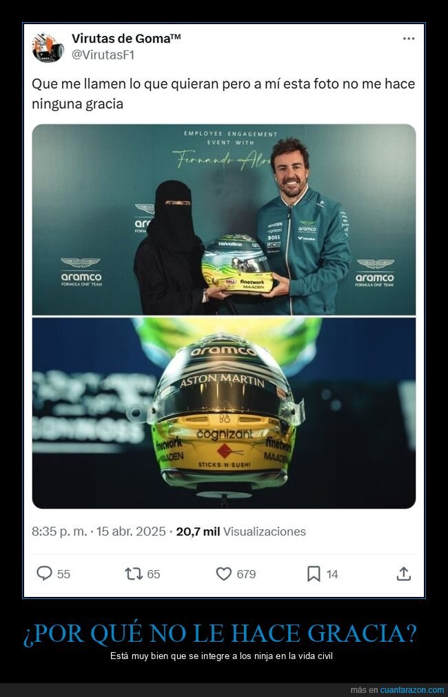 fernando alonso,arabia saudí,ninja