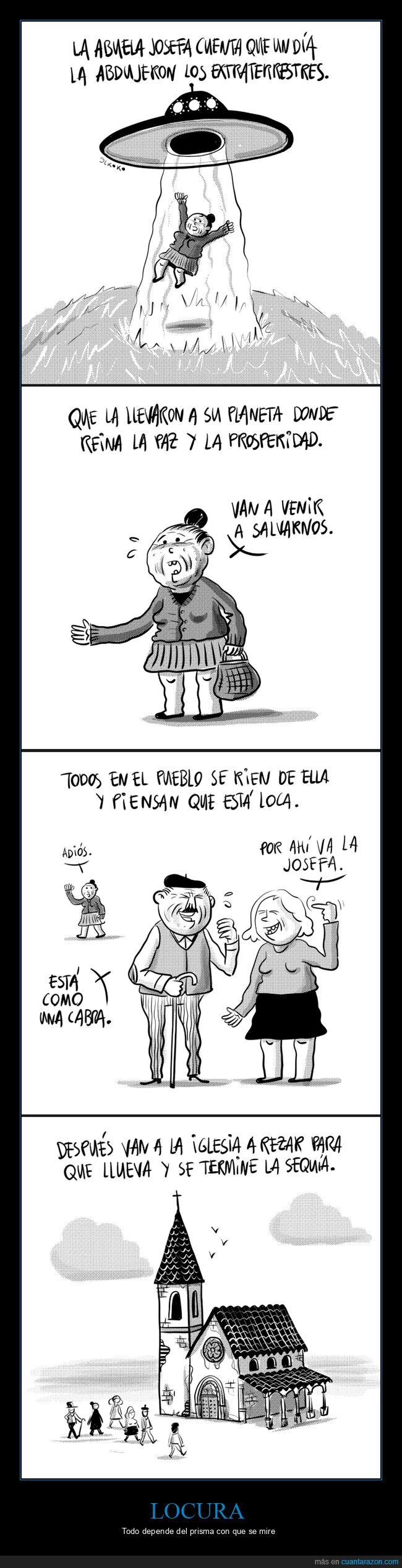 abducción,loca,iglesia