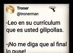 Enlace a Currículum sincero