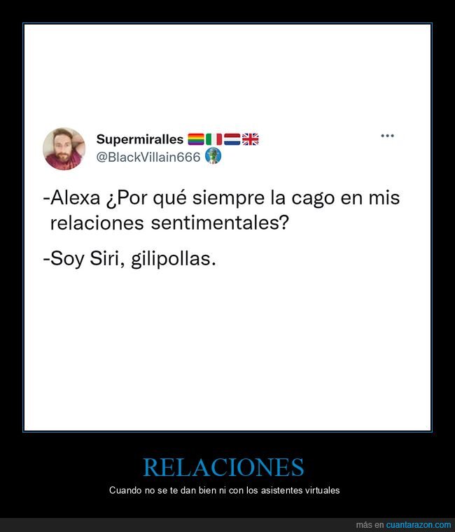 alexa,siri,relaciones