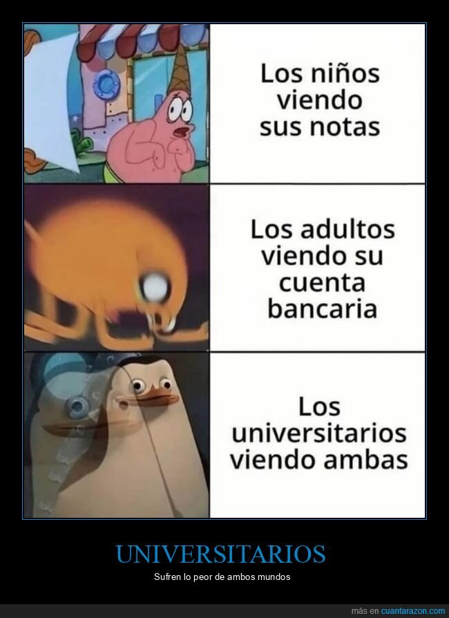 niños,adultos,universitarios,notas,cuenta bancaria