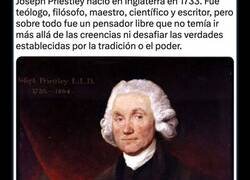 Enlace a Joseph Priestley, el hombre que  revolucionó la ciencia y puso en jaque a la Iglesia, pero fue borrado de los libros