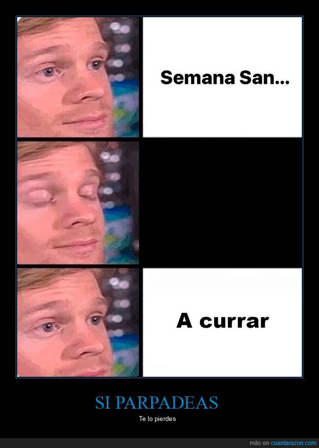 semana santa,trabajo