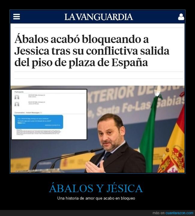 ábalos,jésica,bloqueo
