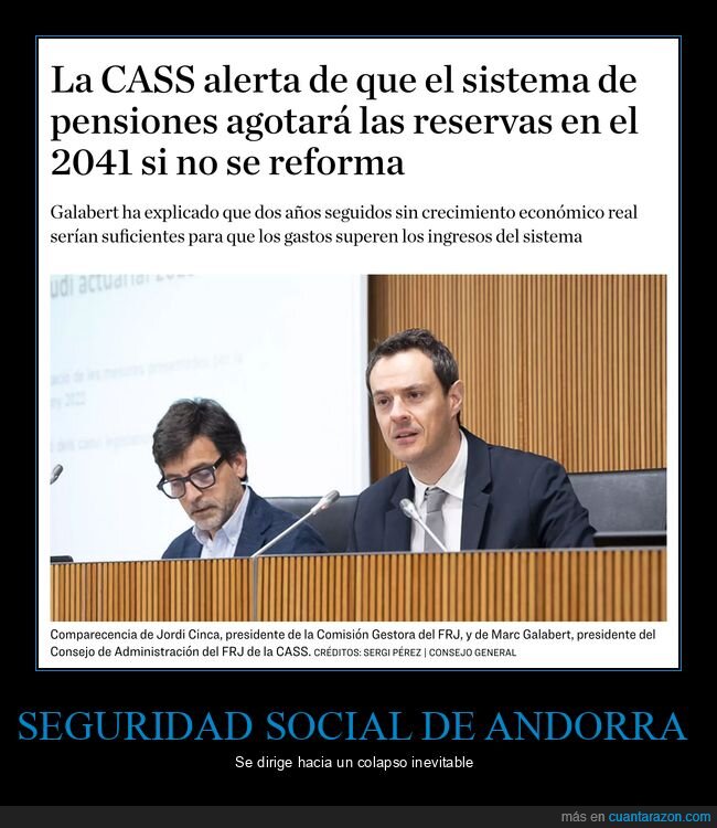 seguridad social,andorra,colapso