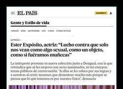 Enlace a Una forma extraña de abanderar la lucha contra la cosificación...